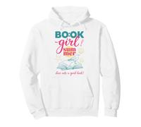 Book Girl Summer Beach Reads Bookish Reader Book Lover Felpa con Cappuccio