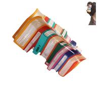 Book Hair Claw Clips, Bookshelf Hair Claw Clips, Funny Back to School Hair Clips, Cute Hair Accessories for Women Book Lovers Teachers Appreciation Present(Orange)