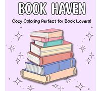 Book Haven: A Cozy Adult Coloring Book for Book Lovers with Thick Lines