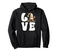 Book Lover GNOME Graphic for Women And Men Who Love Reading Felpa con Cappuccio