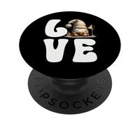 Book Lover Gnome Graphic For Women And Men Who Love Reading PopSockets PopGrip Adesivo