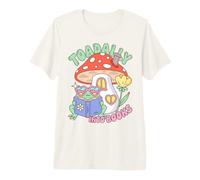 Book Lover Toadally Into Books Frog Reading Pun Maglietta Premium