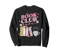 Book Lover's Book-Club Babe Cottagecore Bibliophile Design Felpa