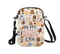 Book Lovers Gift Bookworm Little Women Merch in My Little Women Era Makeup Bag, Donna Era Cr Eu, Borsa cosmetica con stampa