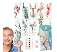 Book Marks Reading, Watercolor Page Holders Set, Decorative Stationery Books, Aesthetic Bookmark Collection, 7.01x3.74x0.47 inches, Gift for Students Teachers Kids Friends School