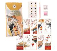 Book Marks Reading, Watercolor Page Holders Set, Decorative Stationery Books, Aesthetic Bookmark Collection, 7.01x3.74x0.47 inches, Gift for Students Teachers Kids Friends School