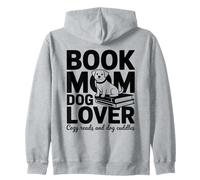 Book Mom Dog Lover Letture Accoglienti E Coccole per Cani Felpa con Cappuccio
