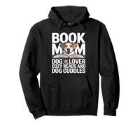 Book Mom Dog Lover Letture Accoglienti E Coccole per Cani Felpa con Cappuccio