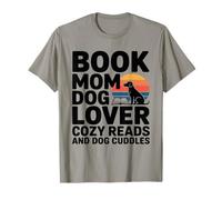 Book Mom Dog Lover Letture Accoglienti E Coccole per Cani Maglietta