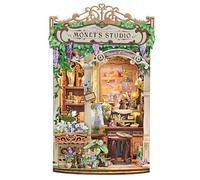 Book Nook - DIY Miniature House, Booknook con decorazione per libreria, modellismo da costruire per adulti - Monet