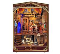 Book Nook - DIY Miniature House, Booknook con decorazione per libreria, modellismo da costruire per adulti - Magic Studio
