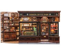Book Nook Kit - Casa Prefabbricata Miniature DIY House 3D Puzzle in Legno Con De