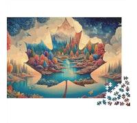 Book of Autumn Puzzle 1000 Pezzi, Paesaggi, Rilassamento, Regalo, 38x26cm