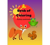 Book of coloring: funny animals