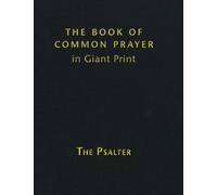 Book of Common Prayer Giant Print, CP800: Volume 3, The Psalt (Copertina rigida)