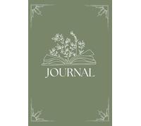 Book of Growth - Aesthetic Notebook For Women: 120 Lined Paged Sage Green Writing Journal
