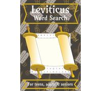 Book of Leviticus Word Search Puzzle Book: Word Searches with Easy to Read Print About Leviticus | 6x9 inches | 110 Pages | 50 + Puzzles...Gift for Vacations, Holidays, and Relaxing