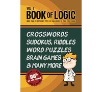 Book of Logic: 80 Brain-Boosting puzzles for adults and seniors.