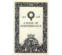 Book of Remembrance 1914-1918 (Tascabile)