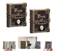 Book of Shadows Halloween Stitch Along, Halloween DIY Handmade Embroidery Sewing Kit, Suitable for Beginners(2pcs)