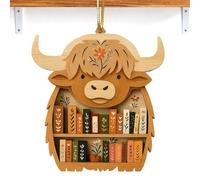 Book Ornaments For Tree | Cute Wooden Animal Home Decor, Animal Book Ornaments For Kids Adults Family Home Birthday Halloween Thanksgiving Holiday New Year Party Eve Tree Family Kids