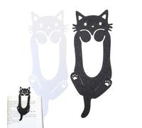 Book Page Holder - 2 PCS Cat Bookmark, Cat Bookmark Set, Cats Bookmarks For Book Lovers, Page Tracking Marker For Student Kids Women Teacher Girls Boys Teen Lovers School Workplace Study