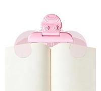 Book Page Holder | Transparent Light Up Non Slip Portable Pages Clip | Adjustable Book Opener Reading Stand | Hands Free Page Turner for Files Test Papers Study Snacks School Home Bookstore Use