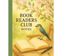 Book Readers Club Notes: Spring Edition - 112 pages · Wide Ruled · 7.5" x 9.25": A refreshing watercolor notebook for blooming thoughts & quotes