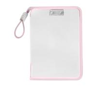 Book Sleeve, Clear Pouch Bag, 12.99 X 9.06 Inches Waterproof Storage Organizer, Zipper Book Cover for File Document Planner Notebook Kids Student Teens Adults Stationery Classroom Supplies