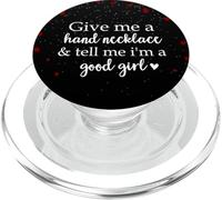 Book Smutt Give Me a Hand Necklace & Tell Me I'm a Good Girl PopSockets PopGrip per MagSafe