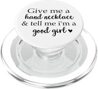 Book Smutt Give Me a Hand Necklace & Tell Me I'm a Good Girl PopSockets PopGrip per MagSafe