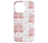 Book Stack Coquette Pink Bows Bookish Girl Aesthetic Custodia per iPhone 14 Pro Max