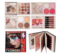Book Style Makeup Palette - Waterproof Ch lusher Lip Color