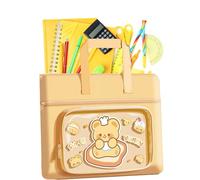 Book Tote Bag, Animal Document Pouch, Waterproof Zippered Storage, Large Capacity Organizer, Teen School Travel Tote, Excellent for Kids Vacation Beach Shopping and Everyday Use, 13.78x10.63 Inches