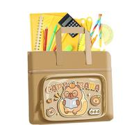 Book Tote - Funny Animal File Case, per libri con cerniera impermeabile per grandi capacità per adolescenti per bambini Aereo Traveling School Shopping Beach Daycare Vacation Picnic Weekend
