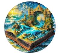 Book World 1000 Pezzi Puzzle Fantasy Forma Rotonda Puzzle Per Adulti O Bambini Puzzle Creativo Arte Ecofriendly 1000pcs (67.5x67.5cm)