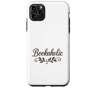 Bookaholic Carino Script Font Reading Lover Bookworm Regalo Custodia per iPhone 11 Pro Max