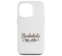 Bookaholic Carino Script Font Reading Lover Bookworm Regalo Custodia per iPhone 13 Pro
