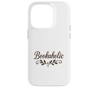 Bookaholic Carino Script Font Reading Lover Bookworm Regalo Custodia per iPhone 14 Pro