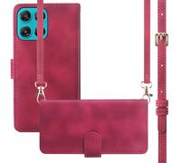 Bookcase met koord adatta per Motorola Moto G77 / G67