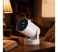 BookCast Projector, Book Cast Smart Projector, Immersive Wall-Sized Reading | Built-in Apps, 4K Support, 180° Rotating, Auto Keystone