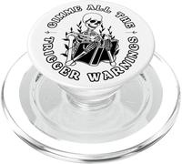 Bookish Book Lover Dammi tutti gli avvisi trigger Smut Books PopSockets PopGrip per MagSafe