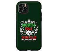Bookish Christmas North Pole Book Club Hot Cocoa Reading Era Custodia per iPhone 11 Pro
