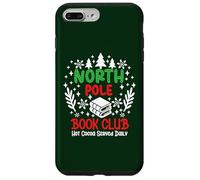 Bookish Christmas North Pole Book Club Hot Cocoa Reading Era Custodia per iPhone 7 Plus/8 Plus