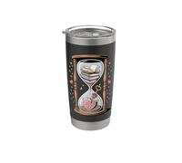 Bookish Clessidra Book Lover Tee Bicchiere termico in acciaio inox doppia parete