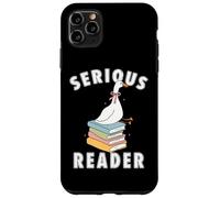 bookish club Silly Serious, lettore di libri divertente regalo di lettura Custodia per iPhone 11 Pro Max