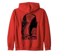 Bookish Girl Life Of Fact And Fiction Lettore di libri Felpa con Cappuccio