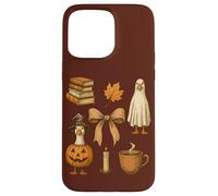 Bookish Halloween - Lettore Trendy Spooky, Divertente Zucca Leggi Custodia per iPhone 15 Pro Max