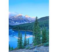 Bookish Millennial Snow Capped Mountains Journal or Notebook for Kids, Teens & Adults