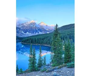 Bookish Millennial Snow Capped Mountains Journal or Notebook for Kids, Teens & Adults